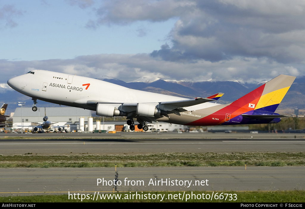 Aircraft Photo of HL7414 | Boeing 747-48EM(BDSF) | Asiana Airlines Cargo | AirHistory.net #66733