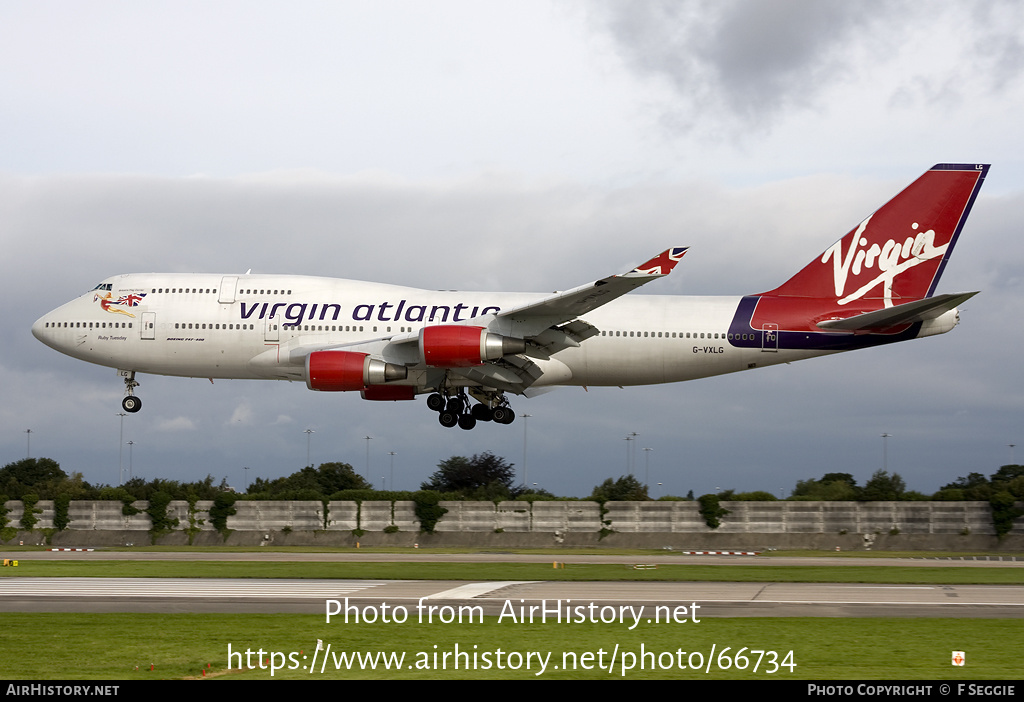 Aircraft Photo of G-VXLG | Boeing 747-41R | Virgin Atlantic Airways | AirHistory.net #66734