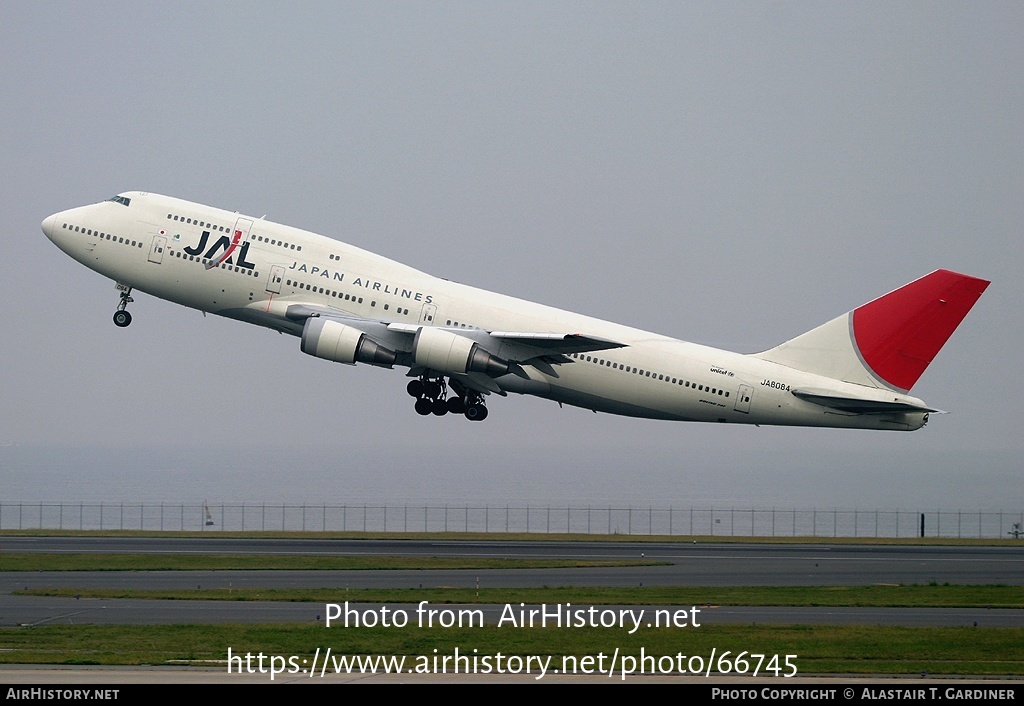 Aircraft Photo of JA8084 | Boeing 747-446D | Japan Airlines - JAL | AirHistory.net #66745