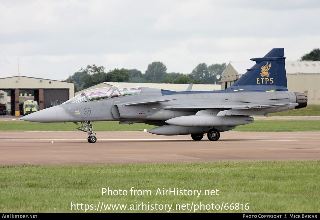 Aircraft Photo of 39802 | Saab JAS 39B Gripen | Sweden - Air Force | AirHistory.net #66816