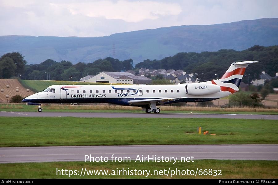 Aircraft Photo of G-EMBP | Embraer ERJ-145EU (EMB-145EU) | British Airways | AirHistory.net #66832