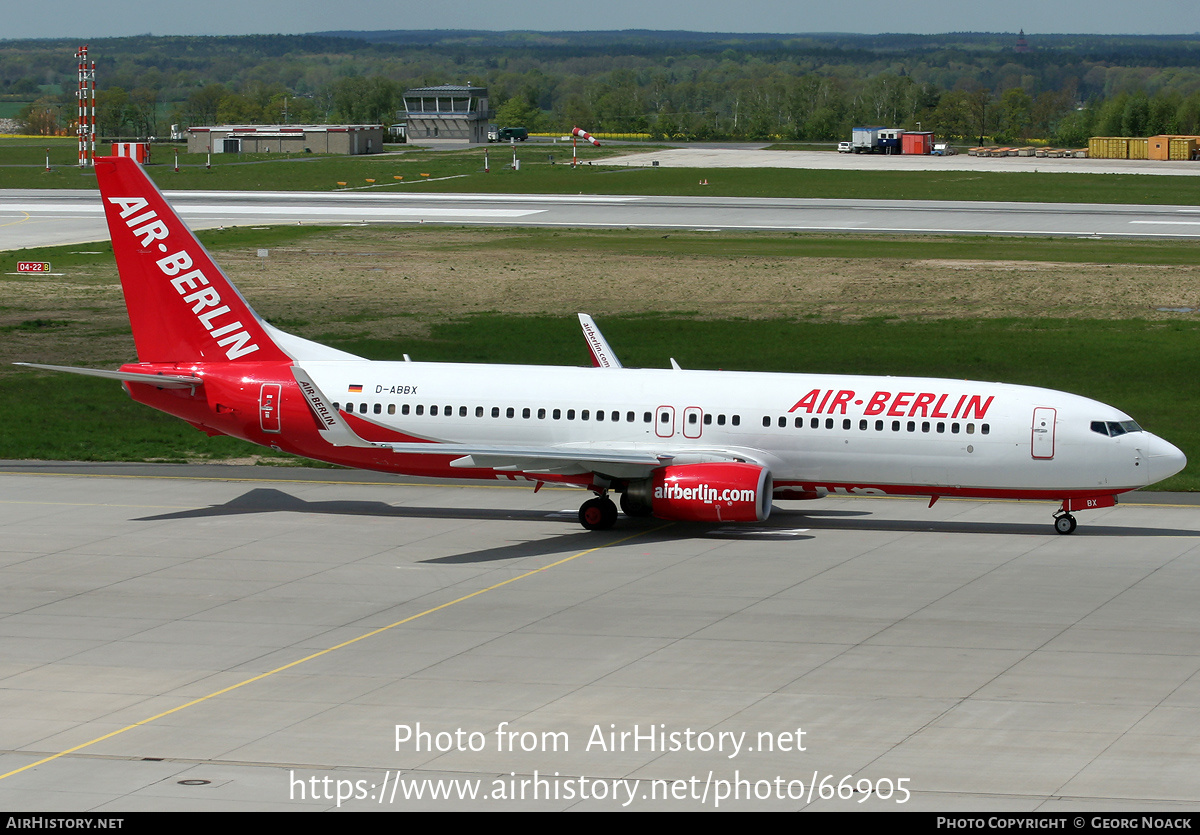 Aircraft Photo of D-ABBX | Boeing 737-808 | Air Berlin | AirHistory.net #66905