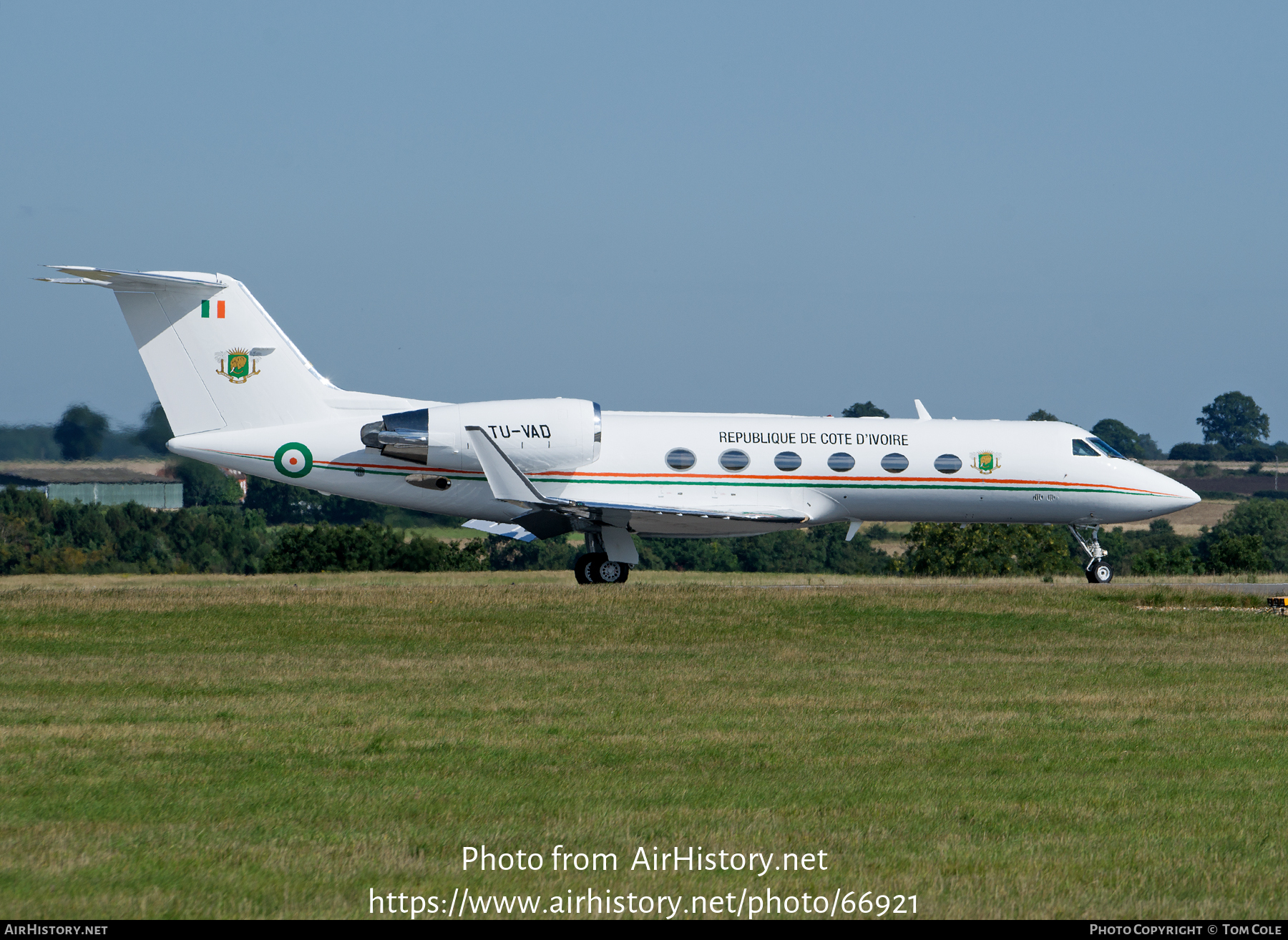 Aircraft Photo of TU-VAD | Gulfstream Aerospace G-IV-X Gulfstream G450 | Ivory Coast - Government | AirHistory.net #66921