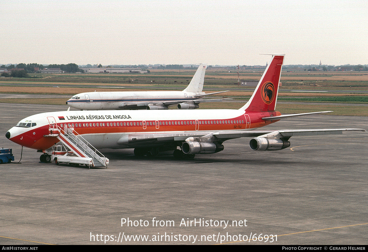 Aircraft Photo of D2-TOJ | Boeing 707-349C | TAAG Angola Airlines - Linhas Aéreas de Angola | AirHistory.net #66931