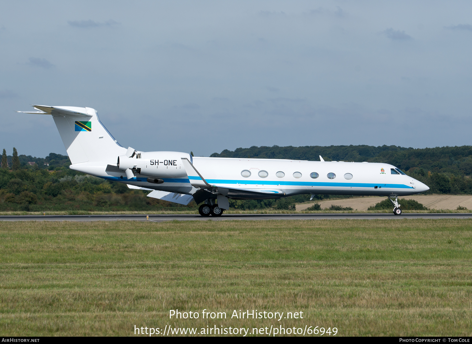 Aircraft Photo of 5H-ONE | Gulfstream Aerospace G-V-SP Gulfstream G550 | Tanzania Government | AirHistory.net #66949