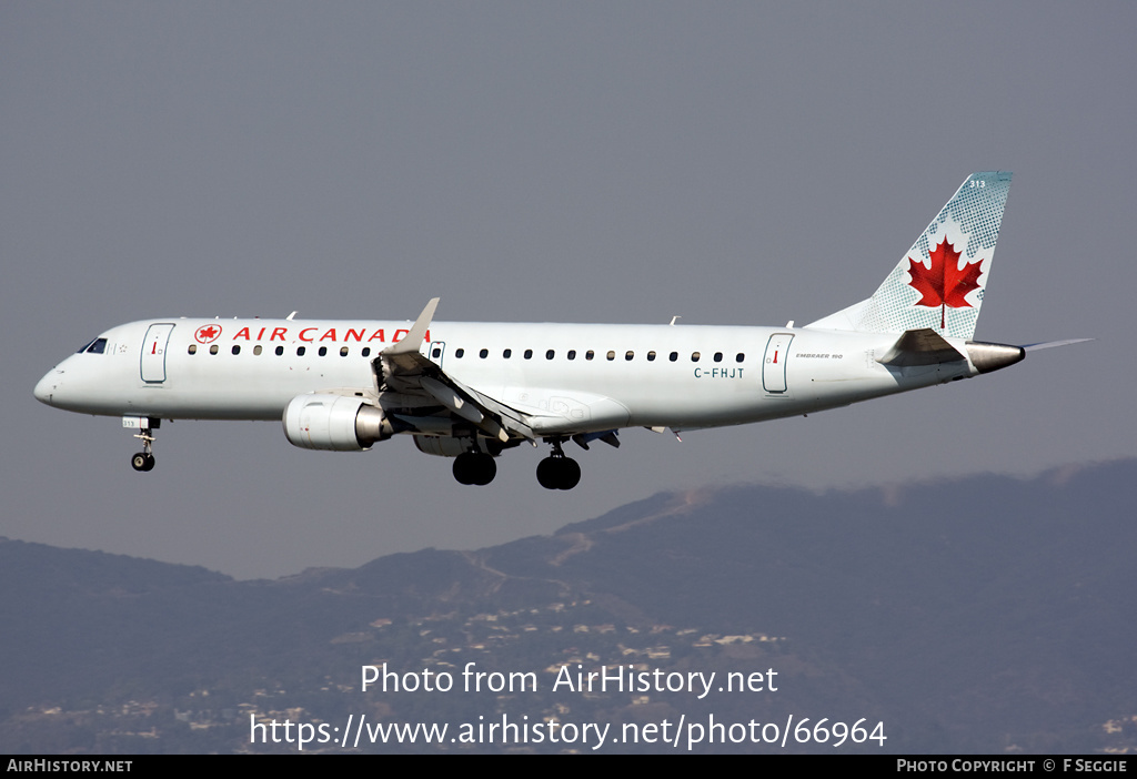 Aircraft Photo of C-FHJT | Embraer 190AR (ERJ-190-100IGW) | Air Canada | AirHistory.net #66964