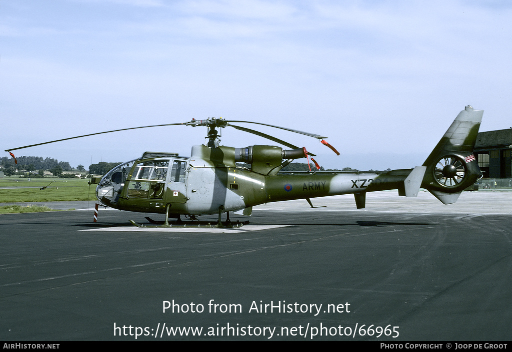 Aircraft Photo of XZ304 | Aerospatiale SA-341B Gazelle AH1 | UK - Army | AirHistory.net #66965