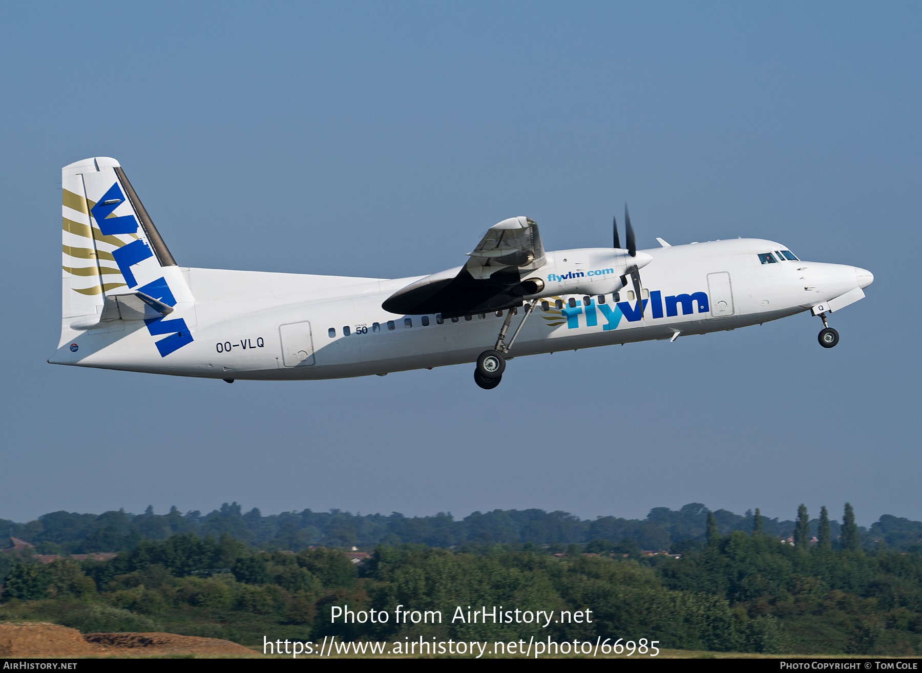 Aircraft Photo of OO-VLQ | Fokker 50 | VLM Airlines | AirHistory.net #66985