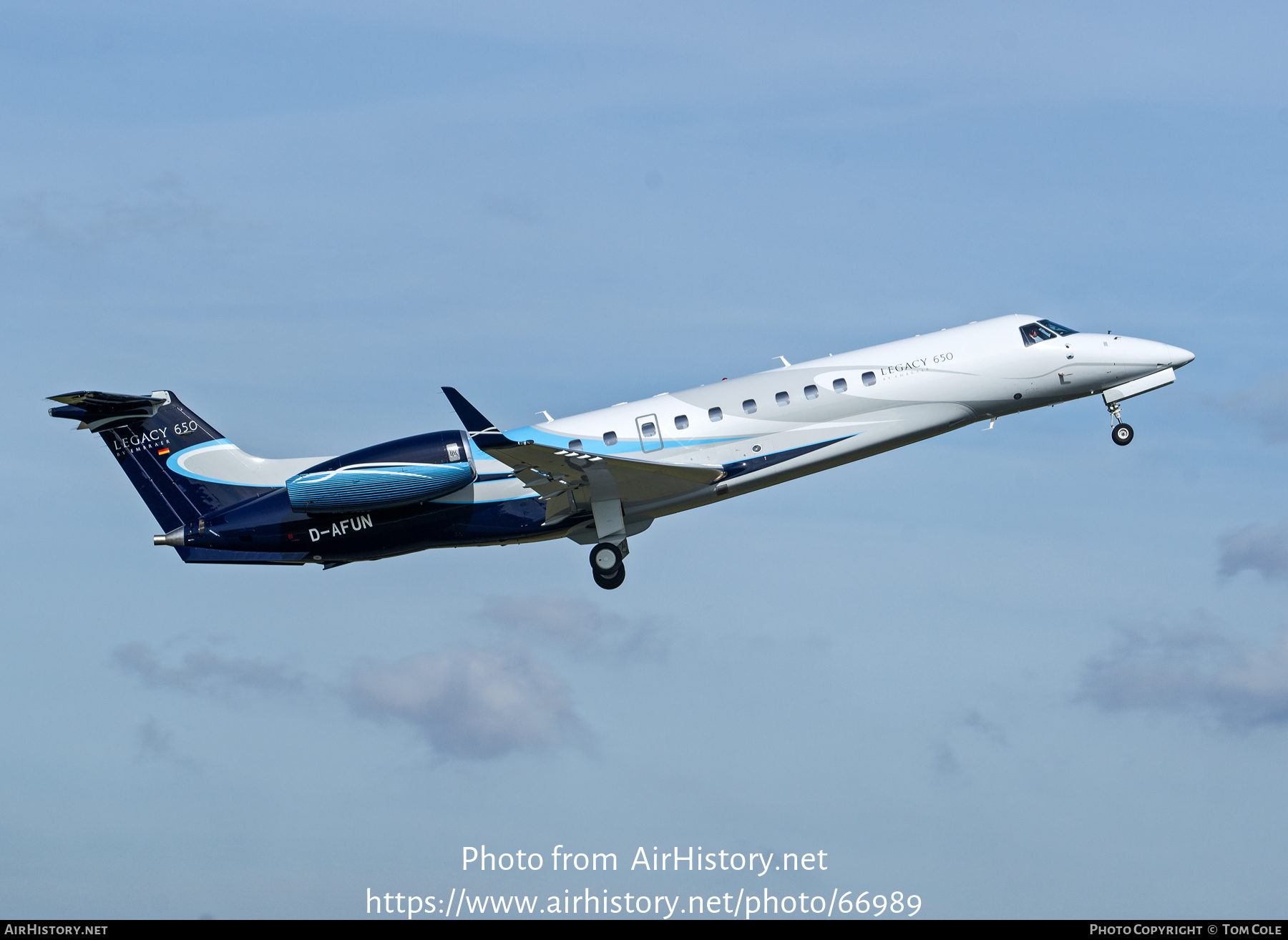 Aircraft Photo of D-AFUN | Embraer Legacy 650 (EMB-135BJ) | AirHistory.net #66989