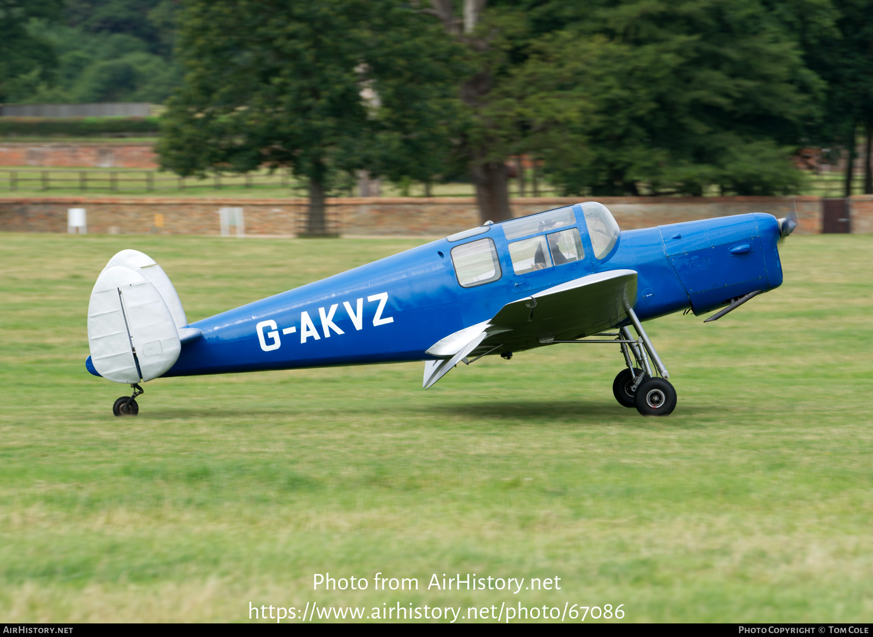 Aircraft Photo of G-AKVZ | Miles M.38 Messenger 4B | AirHistory.net #67086