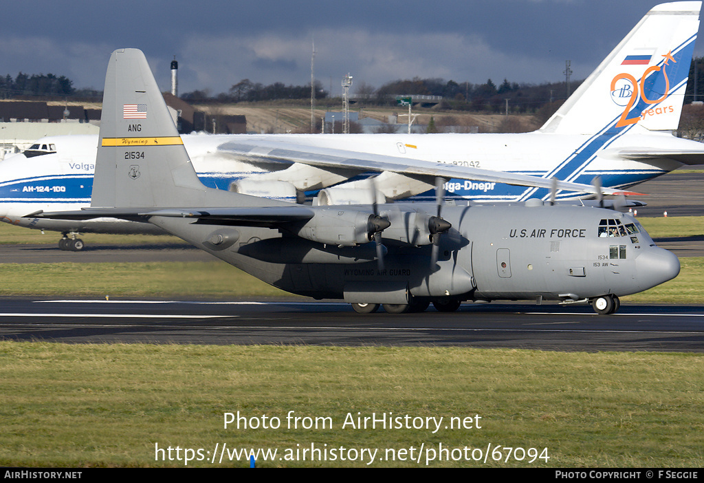 Aircraft Photo of 92-1534 / 21534 | Lockheed C-130H Hercules | USA - Air Force | AirHistory.net #67094