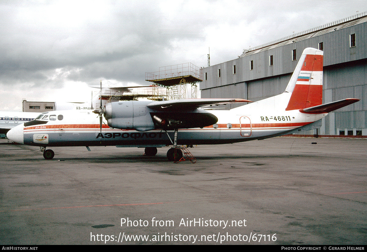 Aircraft Photo of RA-46811 | Antonov An-24B | Aeroflot | AirHistory.net #67116