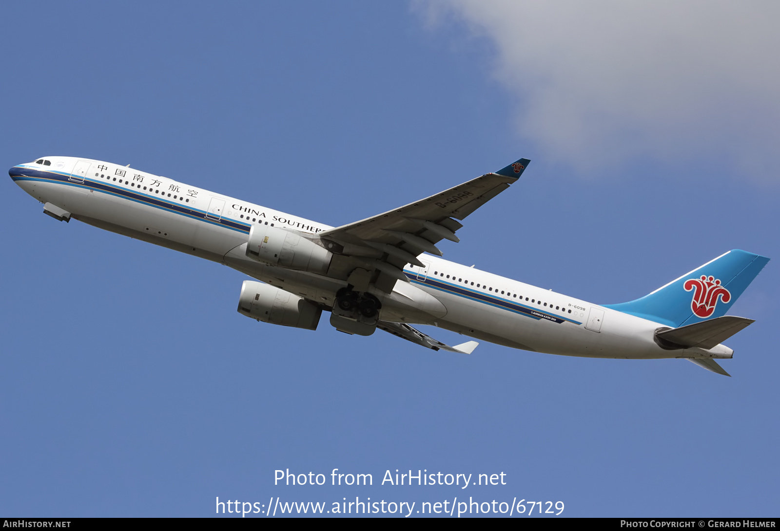 Aircraft Photo of B-6098 | Airbus A330-343E | China Southern Airlines | AirHistory.net #67129