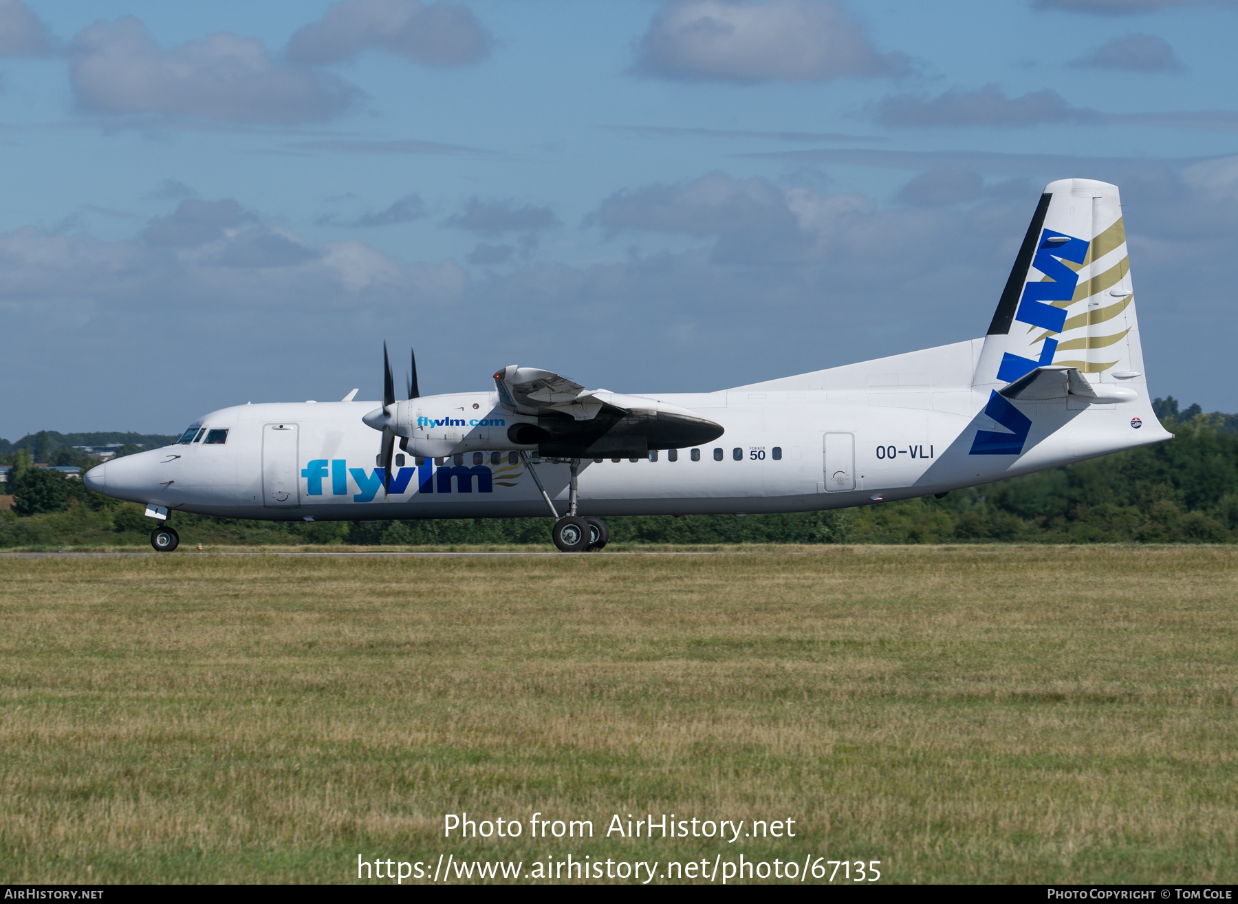 Aircraft Photo of OO-VLI | Fokker 50 | VLM Airlines | AirHistory.net #67135