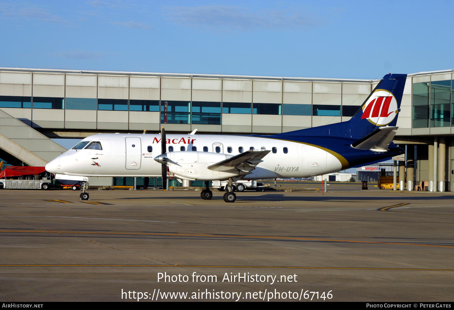 Aircraft Photo of VH-UYA | Saab 340B | MacAir Airlines | AirHistory.net #67146