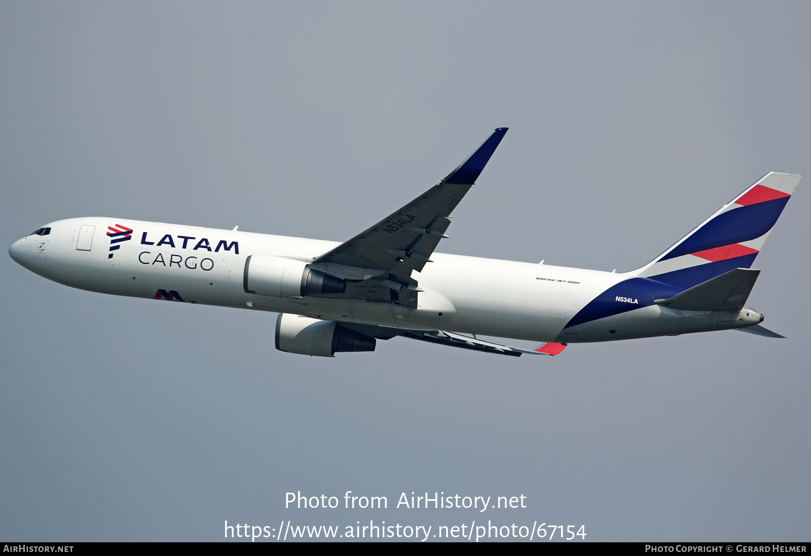 Aircraft Photo of N534LA | Boeing 767-316F/ER | LATAM Cargo | AirHistory.net #67154