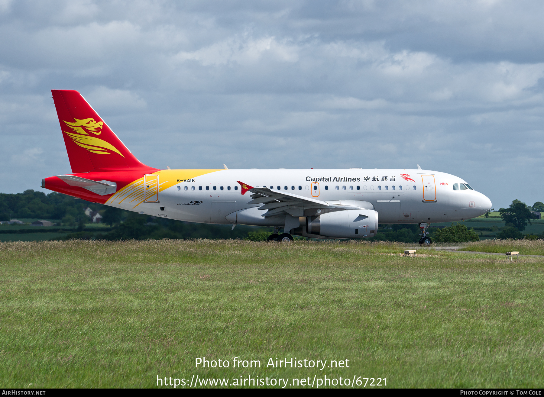 Aircraft Photo of B-6418 | Airbus A319-133X | Capital Airlines | AirHistory.net #67221