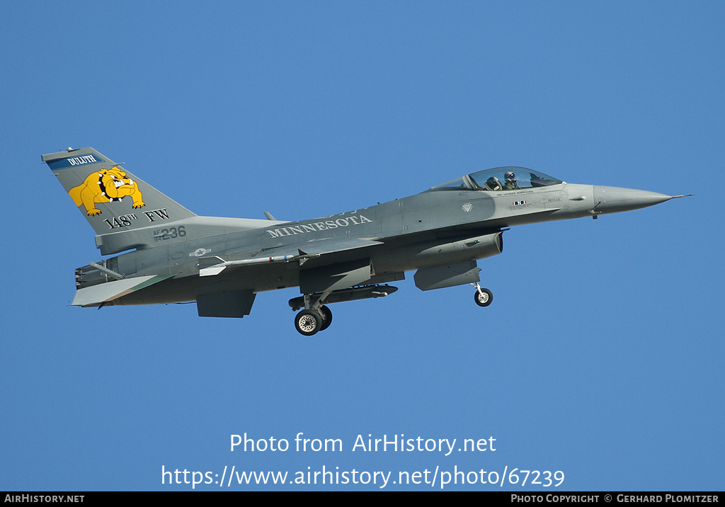 Aircraft Photo of 84-1236 / AF84-236 | General Dynamics F-16C Fighting Falcon | USA - Air Force | AirHistory.net #67239