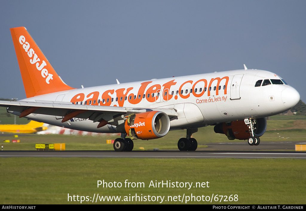 Aircraft Photo of G-EZAG | Airbus A319-111 | EasyJet | AirHistory.net #67268