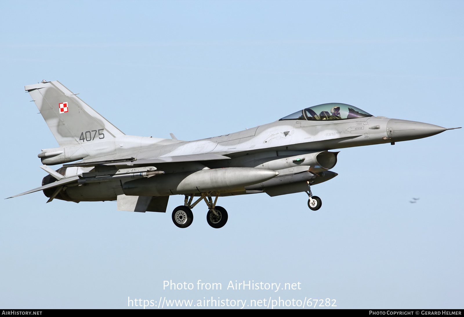 Aircraft Photo of 4075 | General Dynamics F-16C Fighting Falcon | Poland - Air Force | AirHistory.net #67282