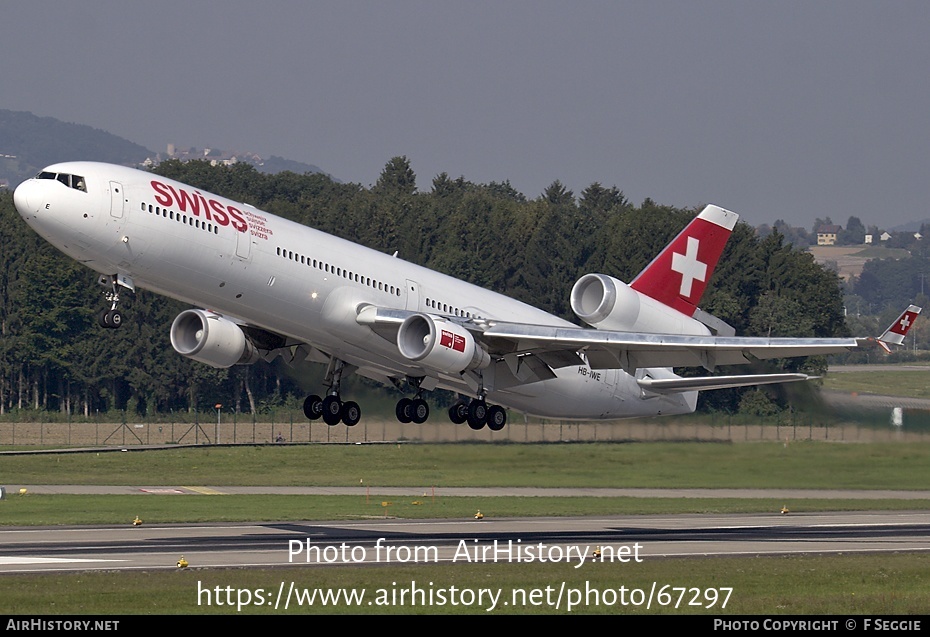 Aircraft Photo of HB-IWE | McDonnell Douglas MD-11 | Swiss International Air Lines | AirHistory.net #67297