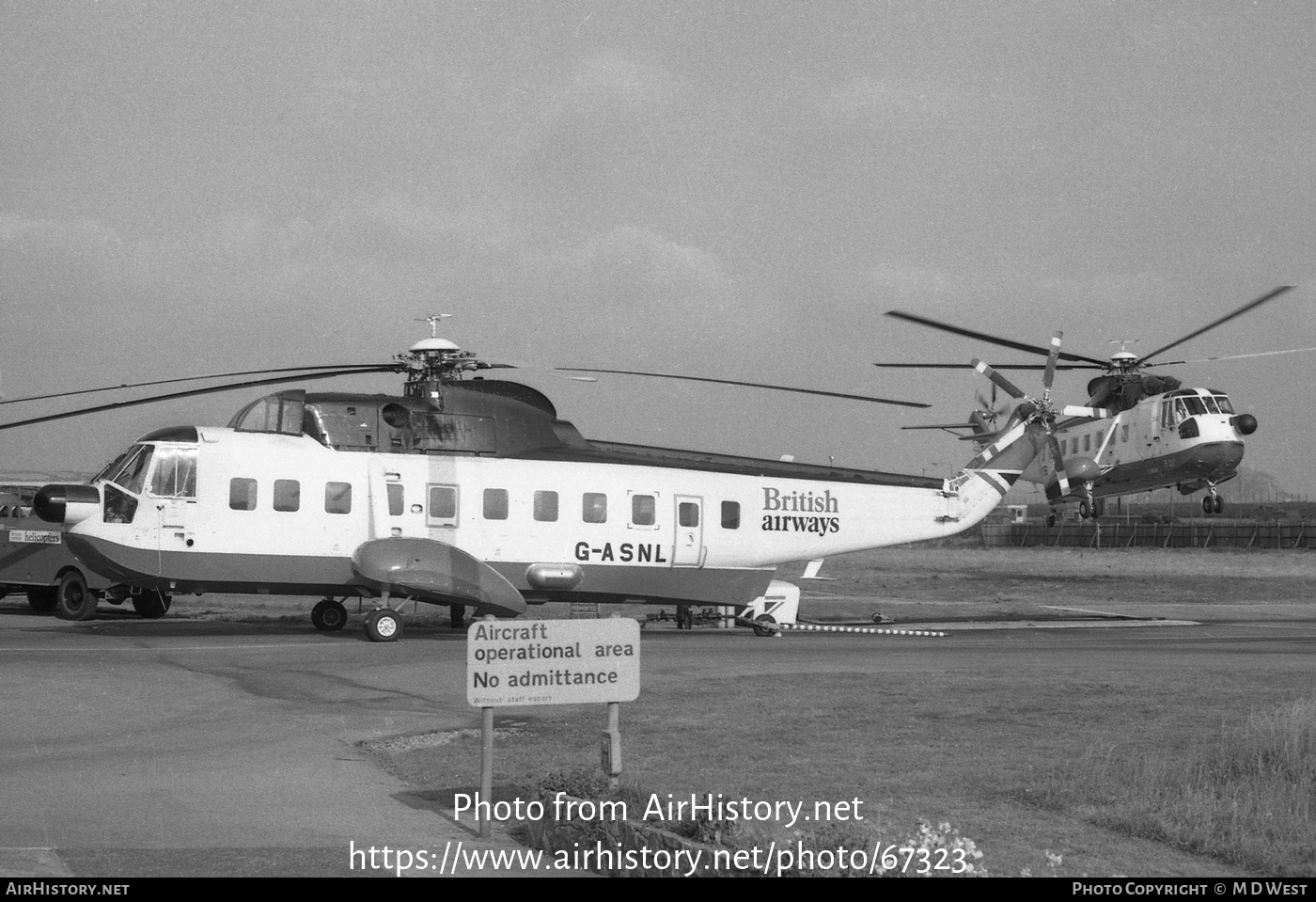 Aircraft Photo of G-ASNL | Sikorsky S-61N | British Airways Helicopters | AirHistory.net #67323