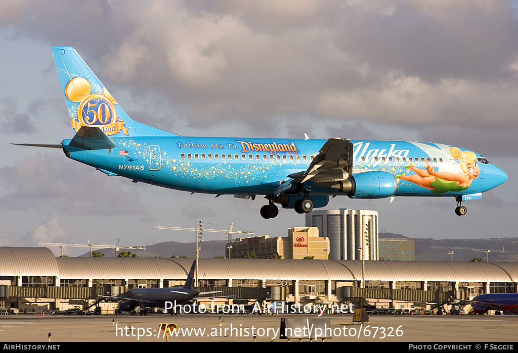 Aircraft Photo of N791AS | Boeing 737-490 | Alaska Airlines | AirHistory.net #67326