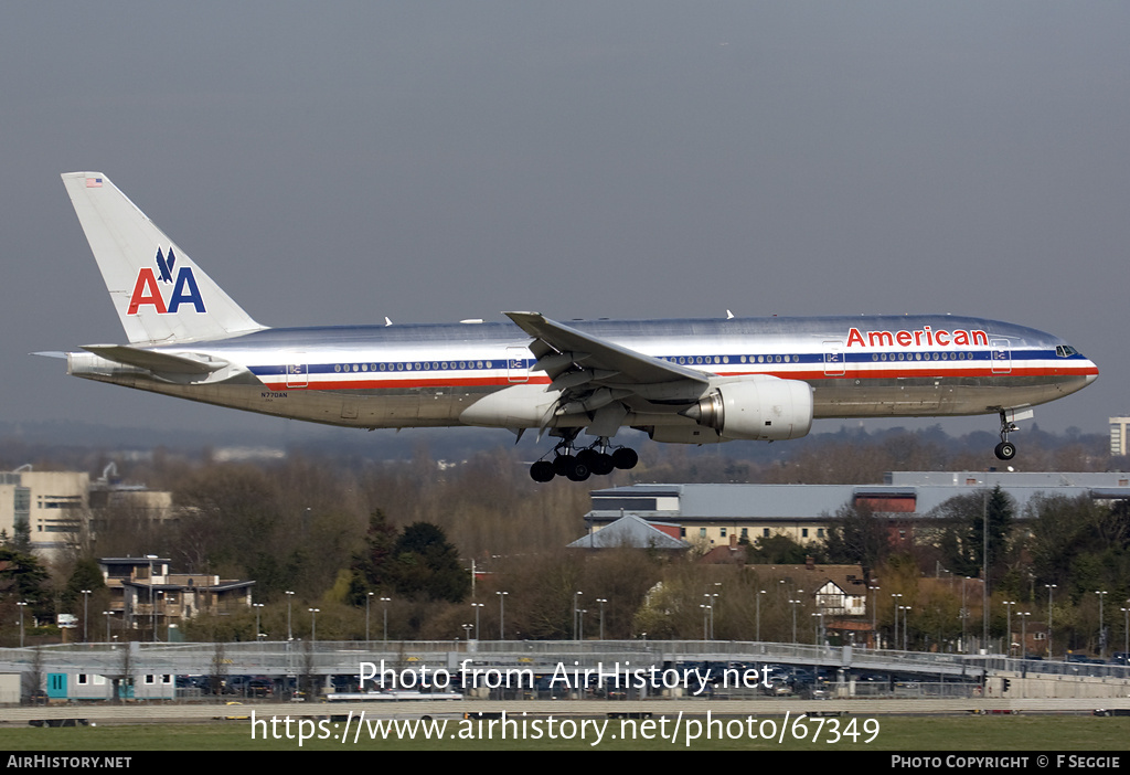 Aircraft Photo of N770AN | Boeing 777-223/ER | American Airlines | AirHistory.net #67349