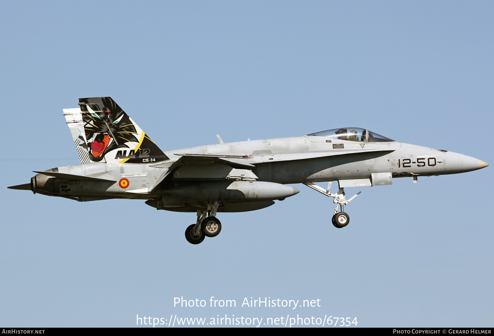 Aircraft Photo of C15-34 | McDonnell Douglas EF-18A Hornet | Spain - Air Force | AirHistory.net #67354