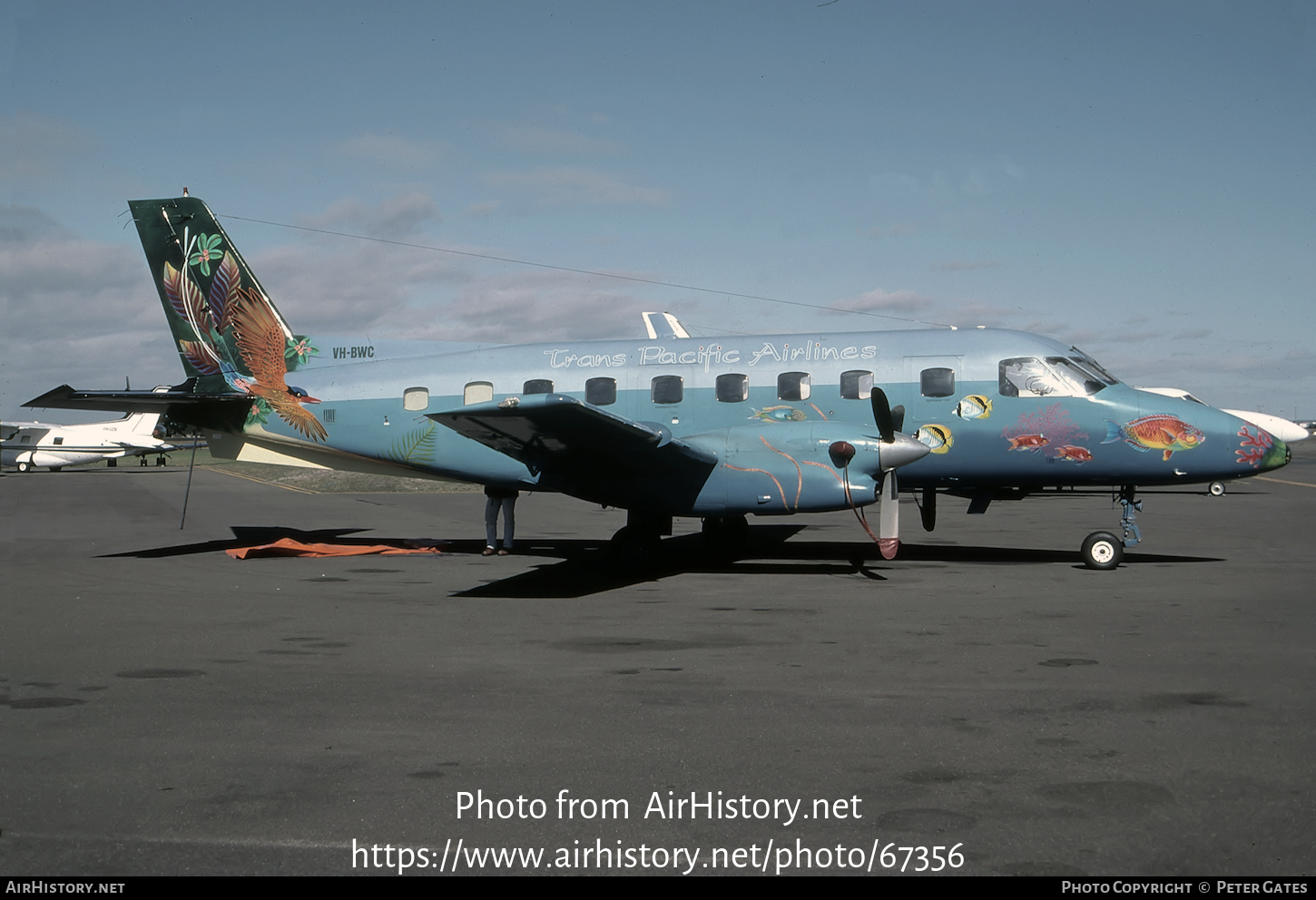 Aircraft Photo of VH-BWC | Embraer EMB-110P1 Bandeirante | Trans Pacific Airlines | AirHistory.net #67356