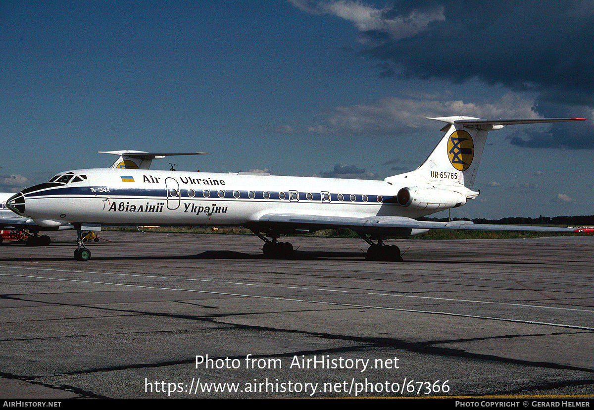 Aircraft Photo of UR-65765 | Tupolev Tu-134A | Air Ukraine | AirHistory.net #67366