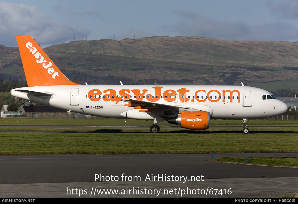 Aircraft Photo of G-EZDO | Airbus A319-111 | EasyJet | AirHistory.net #67416