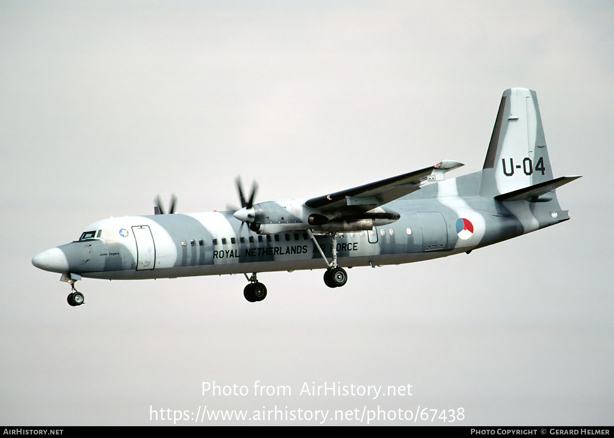 Aircraft Photo of U-04 | Fokker 60UTA-N | Netherlands - Air Force | AirHistory.net #67438