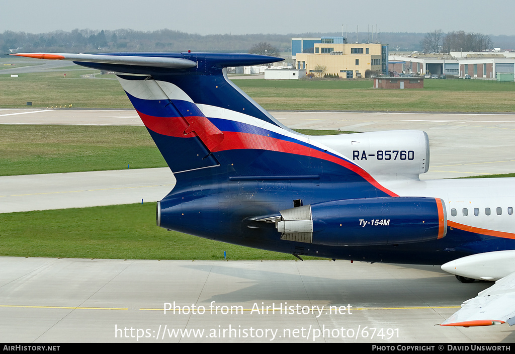 Aircraft Photo of RA-85760 | Tupolev Tu-154M | Aeroflot - Russian Airlines | AirHistory.net #67491