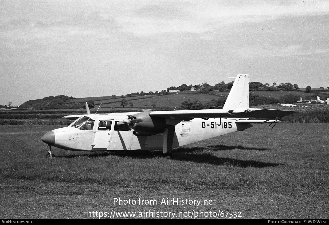 Aircraft Photo of G-51-185 | Britten-Norman BN-2A-6 Islander | AirHistory.net #67532