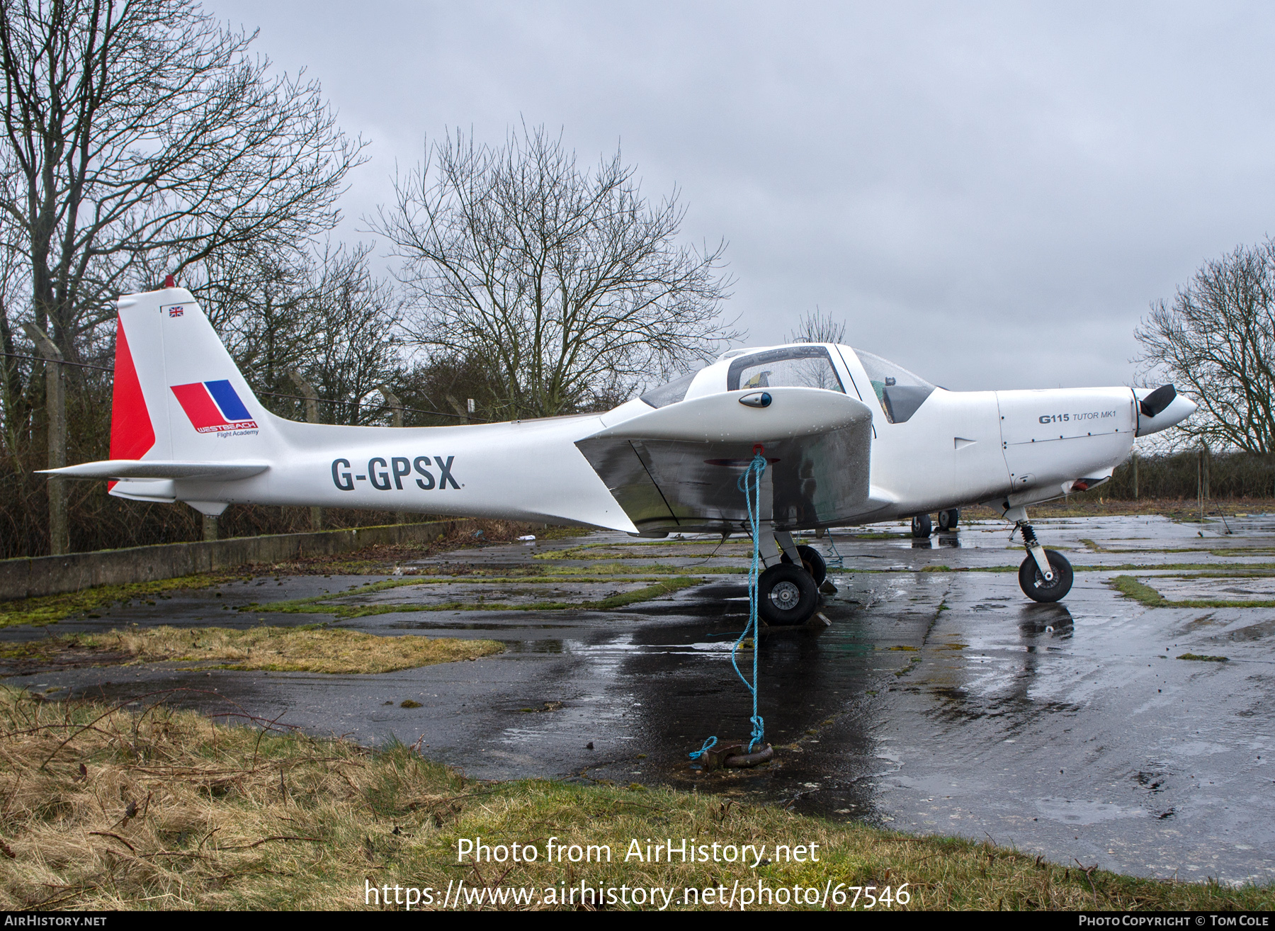 Aircraft Photo of G-GPSX | Grob G-115A | Westbeach Flight Academy | AirHistory.net #67546