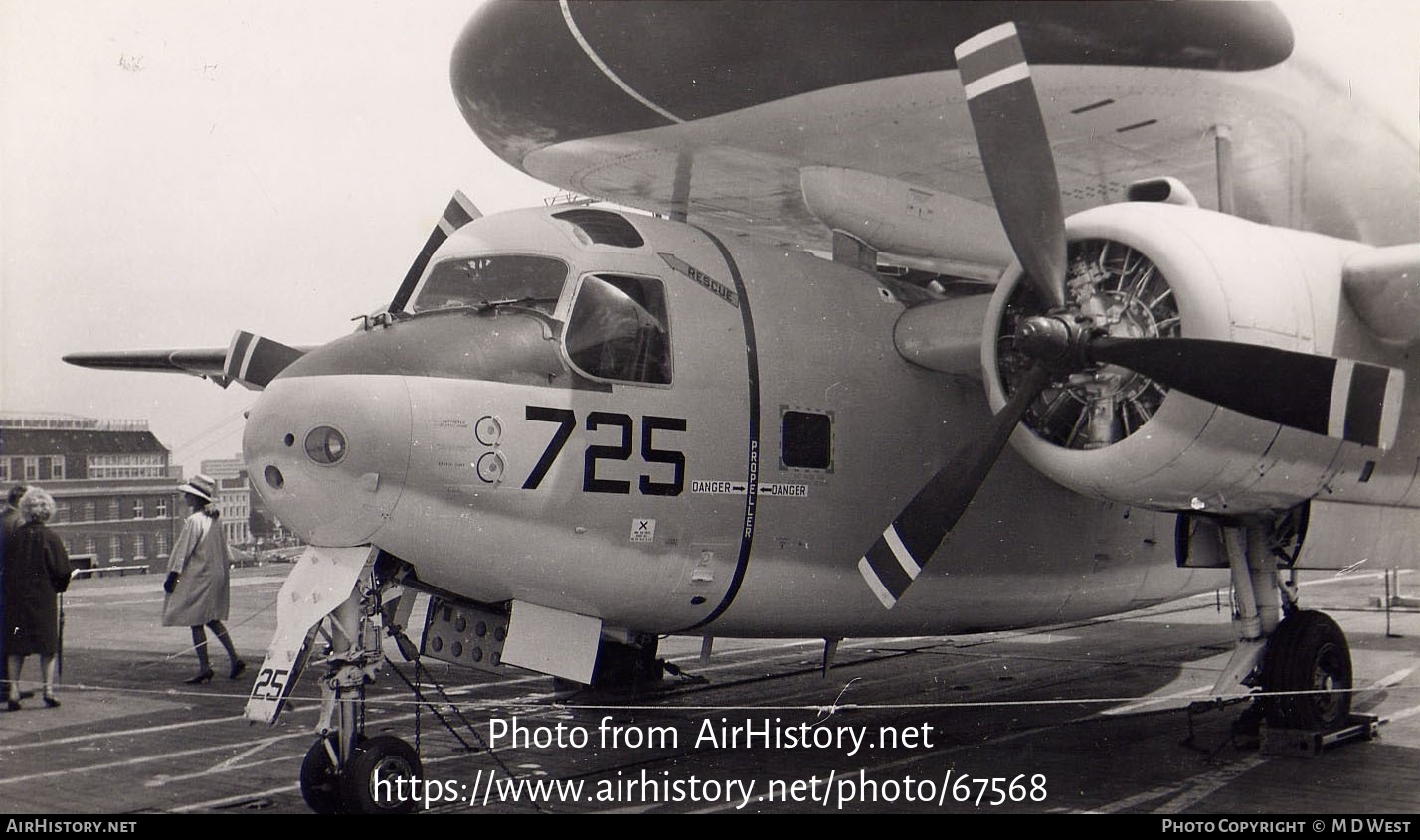 Aircraft Photo of 148139 | Grumman E-1B Tracer (G-117/WF-2) | USA - Navy | AirHistory.net #67568