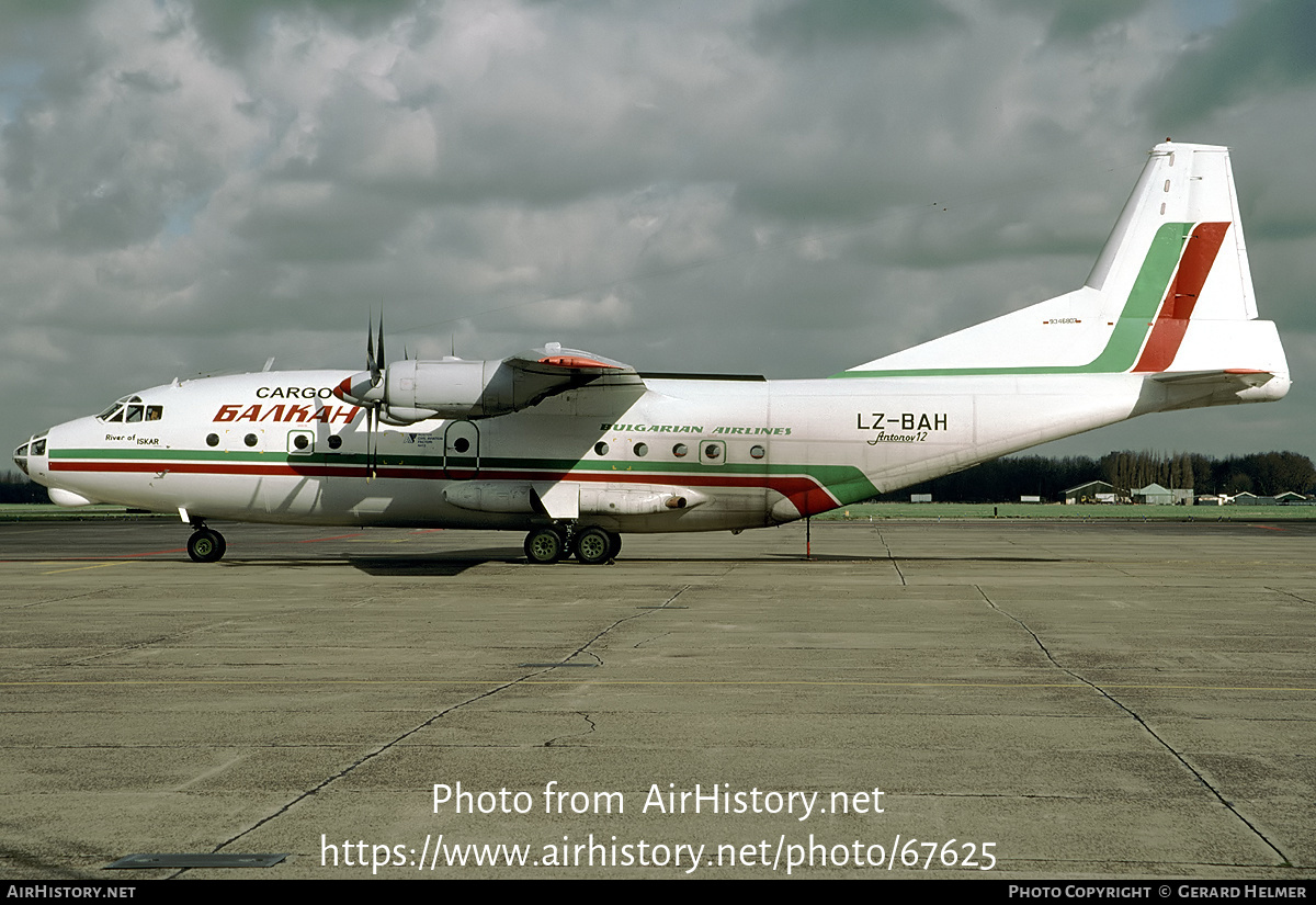 Aircraft Photo of LZ-BAH | Antonov An-12BK | Balkan - Bulgarian Airlines Cargo | AirHistory.net #67625