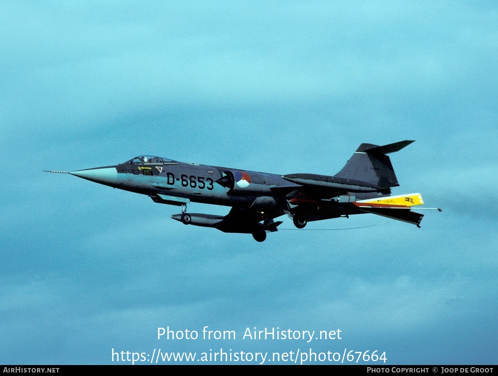 Aircraft Photo of D-6653 | Lockheed F-104G Starfighter | Netherlands - Air Force | AirHistory.net #67664