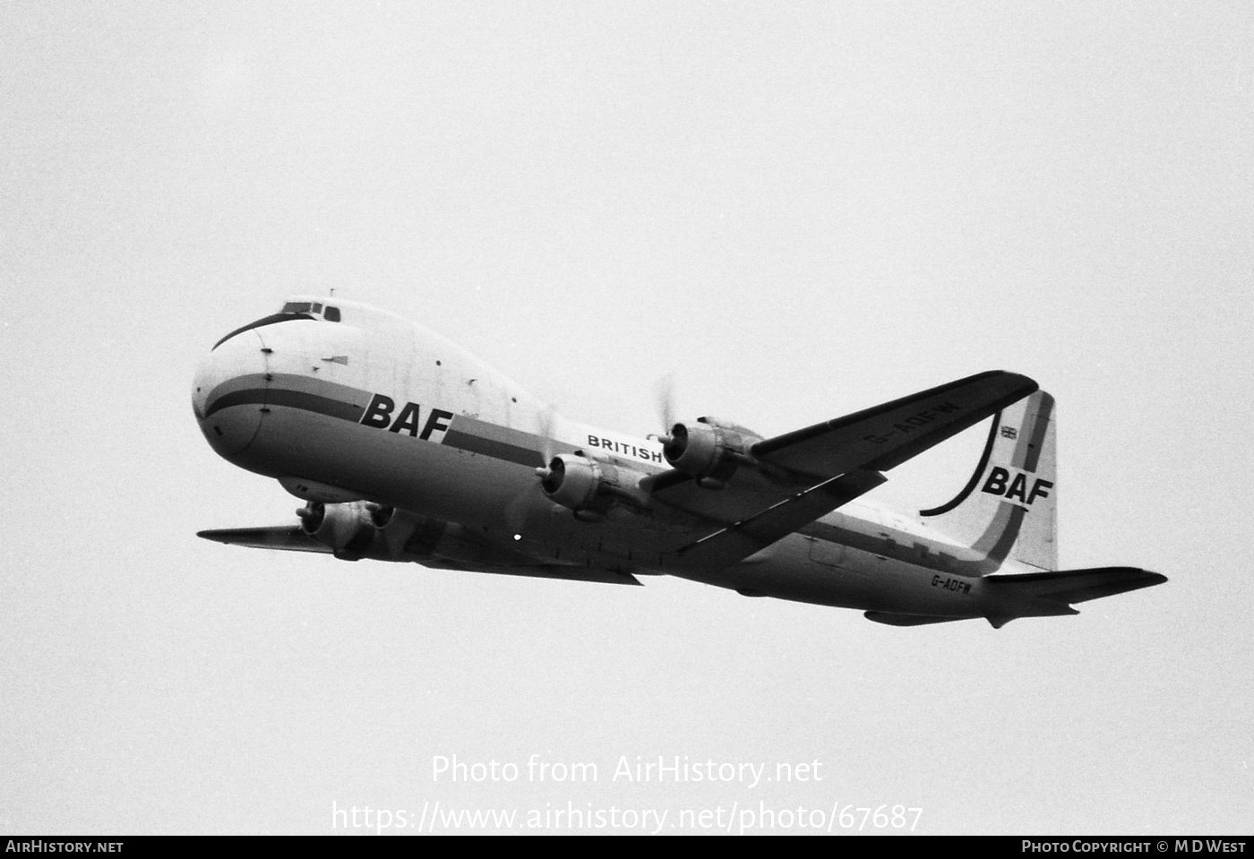 Aircraft Photo of G-AOFW | Aviation Traders ATL-98 Carvair | British Air Ferries - BAF | AirHistory.net #67687