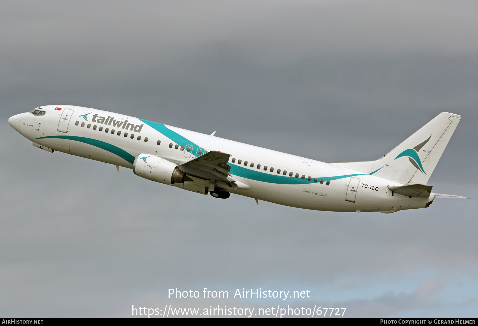 Aircraft Photo of TC-TLC | Boeing 737-4Q8 | Tailwind Airlines | AirHistory.net #67727