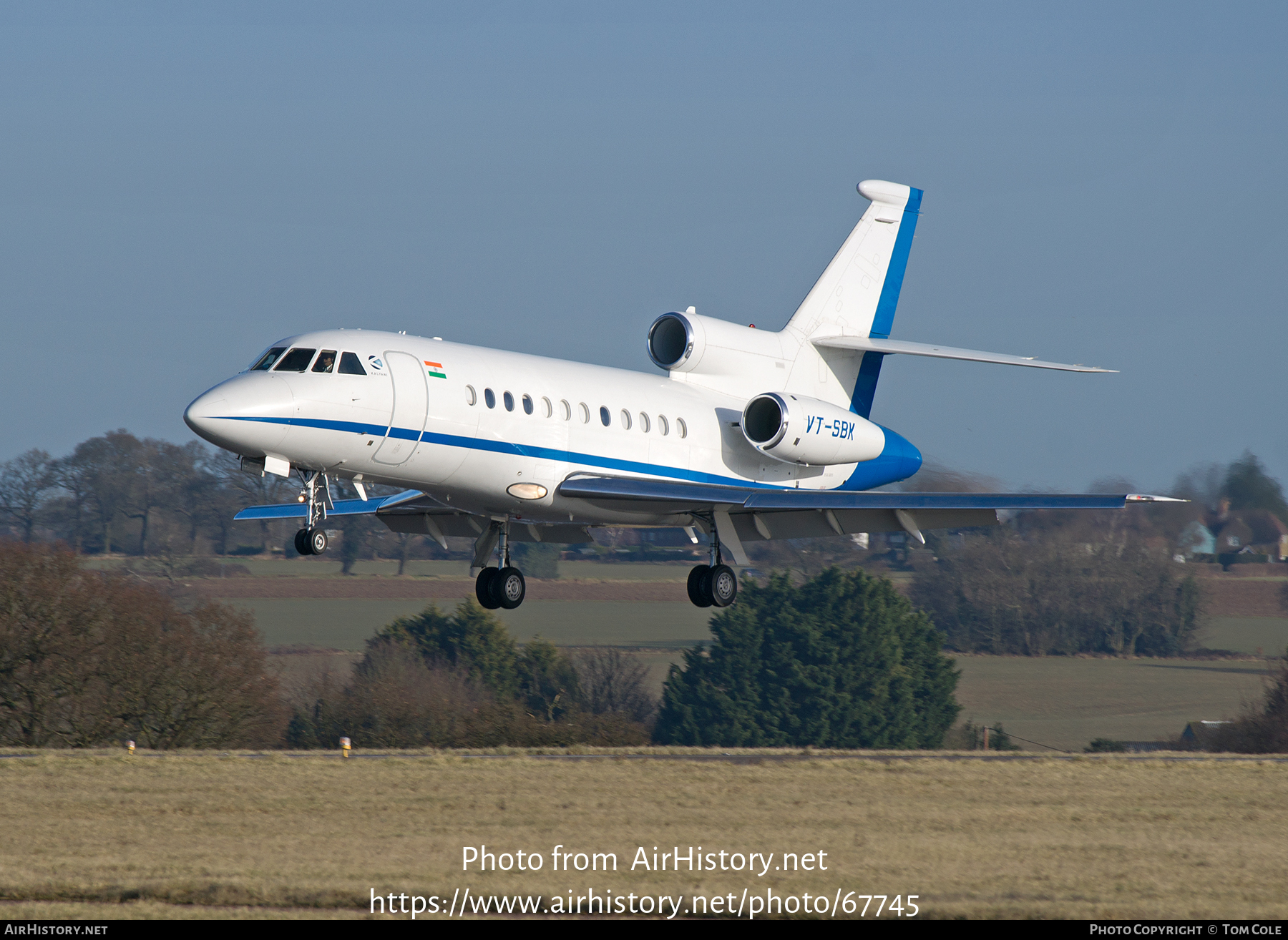 Aircraft Photo of VT-SBK | Dassault Falcon 900EX | AirHistory.net #67745