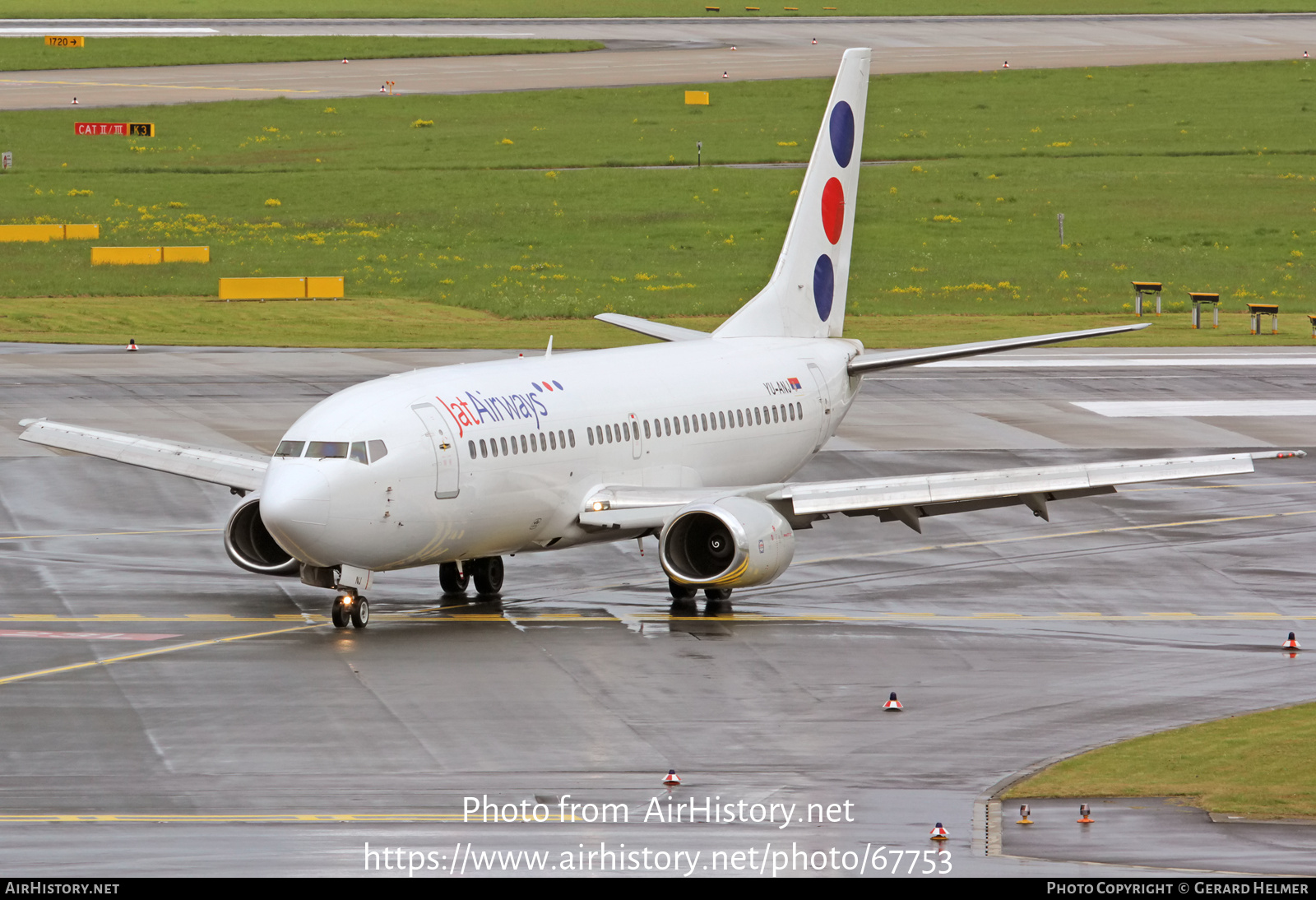 Aircraft Photo of YU-ANJ | Boeing 737-3H9 | Jat Airways | AirHistory.net #67753