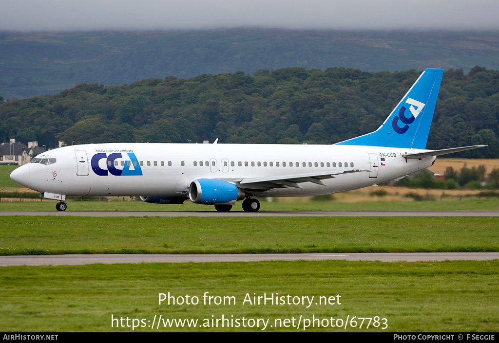 Aircraft Photo of OK-CCB | Boeing 737-42C | CCA - Czech Connect Airlines | AirHistory.net #67783