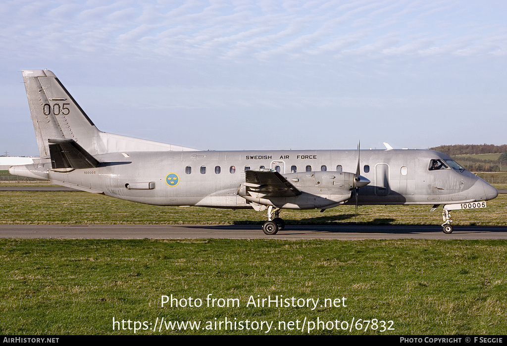 Aircraft Photo of 100005 | Saab S100B Argus (340AEW) | Sweden - Air Force | AirHistory.net #67832