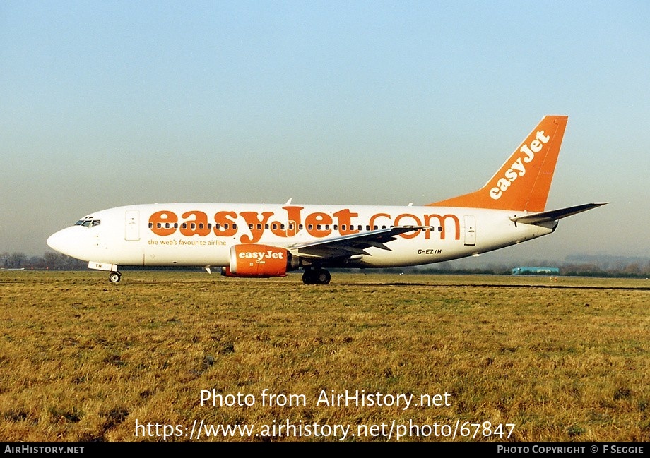 Aircraft Photo of G-EZYH | Boeing 737-33V | EasyJet | AirHistory.net #67847