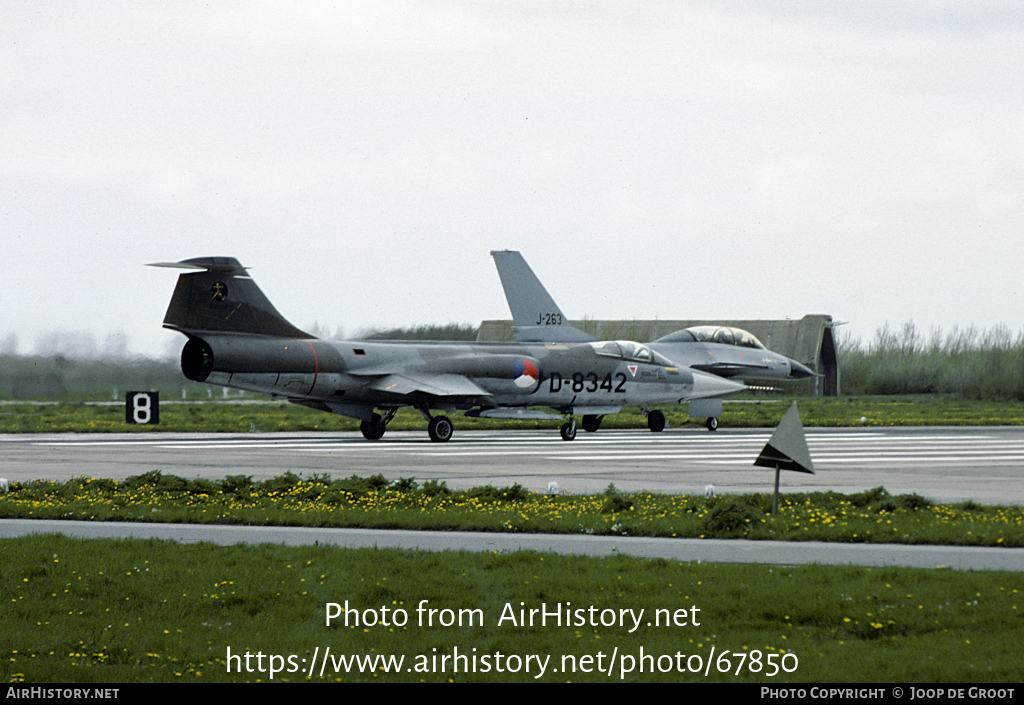 Aircraft Photo of D-8342 | Lockheed F-104G Starfighter | Netherlands - Air Force | AirHistory.net #67850