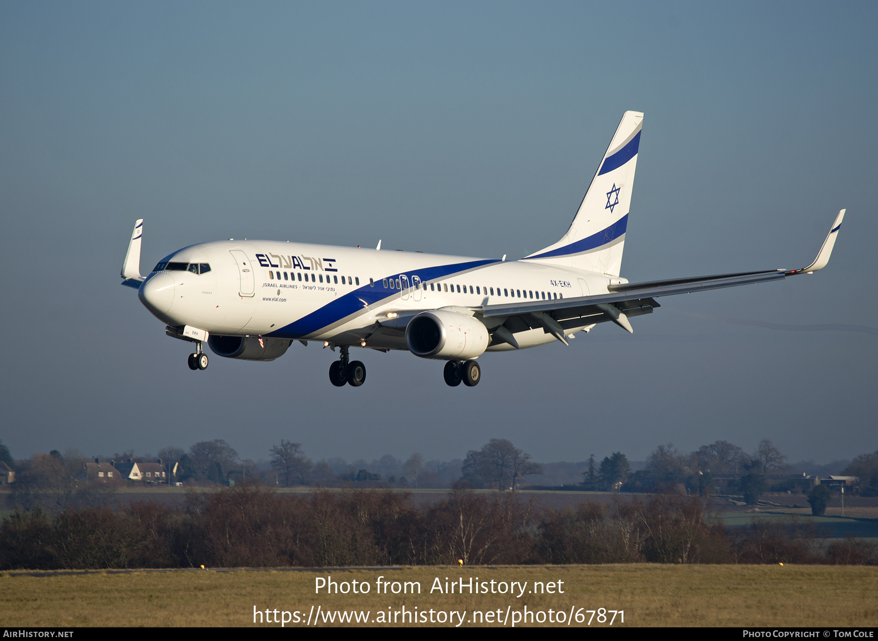 Aircraft Photo of 4X-EKH | Boeing 737-85P | El Al Israel Airlines | AirHistory.net #67871