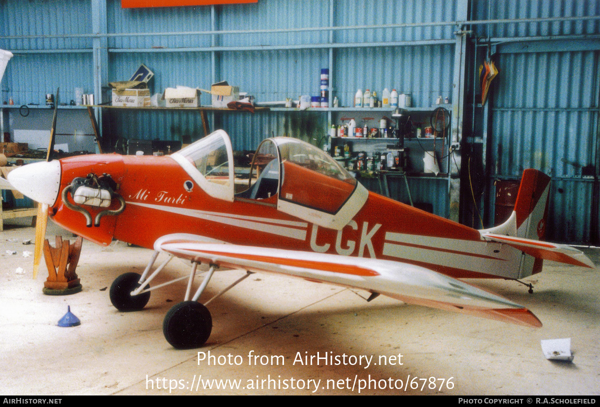 Aircraft Photo of ZK-CGK / CGK | Druine D-31 Turbulent | AirHistory.net #67876