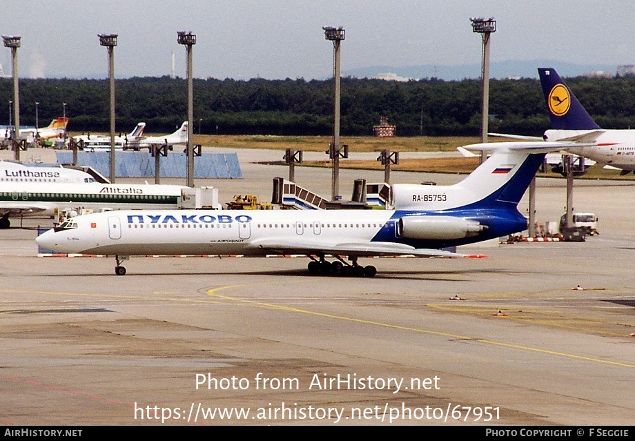 Aircraft Photo of RA-85753 | Tupolev Tu-154M | Pulkovo Airlines | AirHistory.net #67951